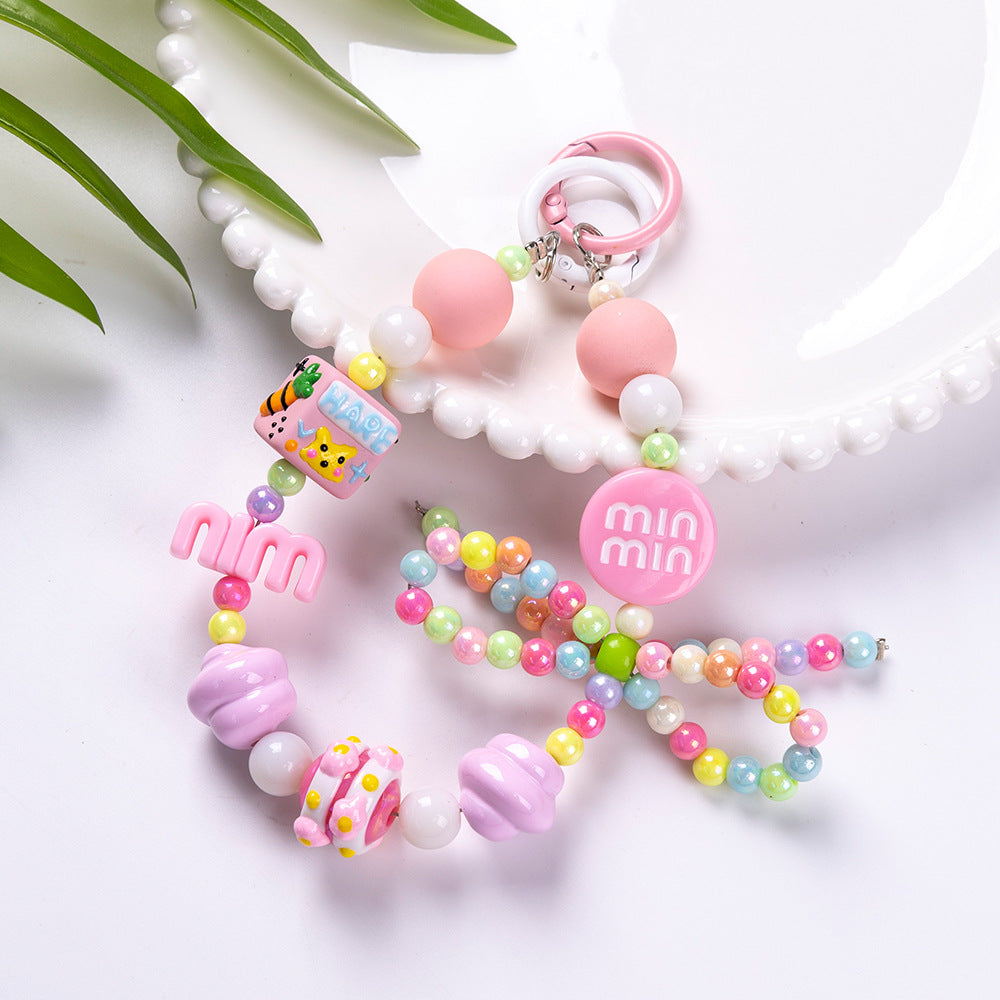 Cute style phone chain, trendy phone chain, bag hanging chain, car key chain Secondary image