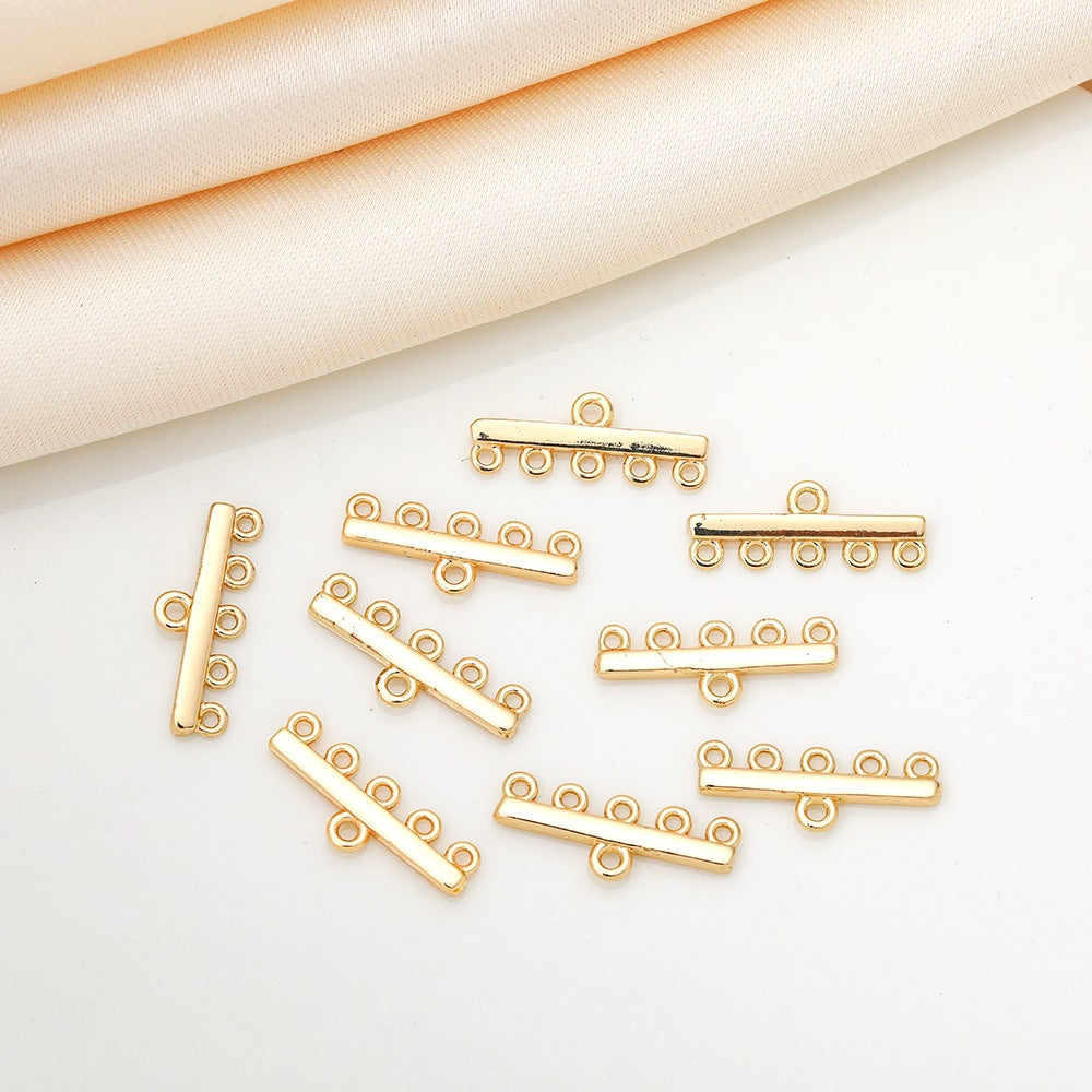 Color-retaining DIY jewelry accessories: hairpins, earrings, multi-hole tassel pendants, ancient-style pendants, handmade materials Secondary image