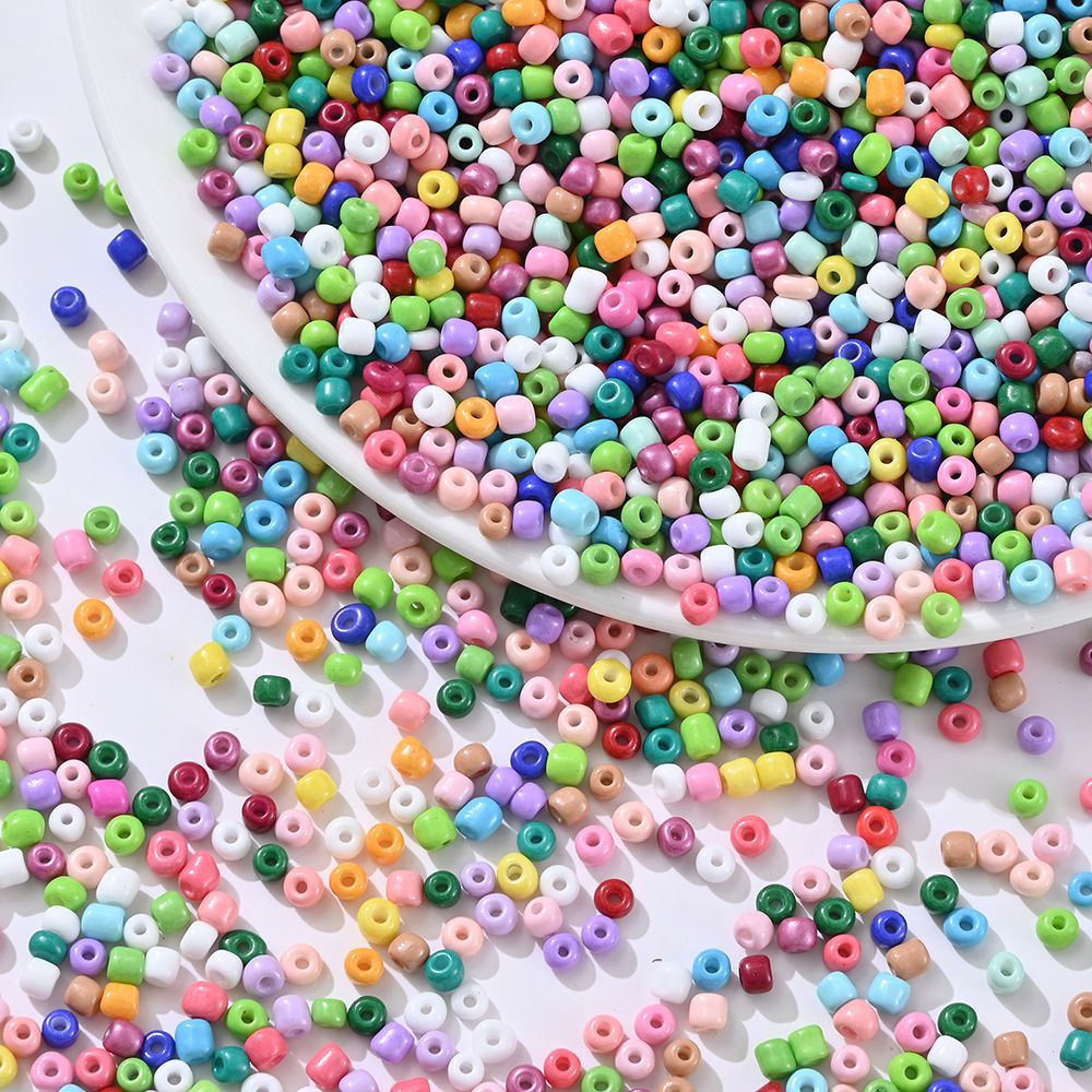 Colorful seed beads, imitation ice cream glass seed beads, materials for handmade DIY beaded earrings, bracelets, and jewelry accessories Secondary image