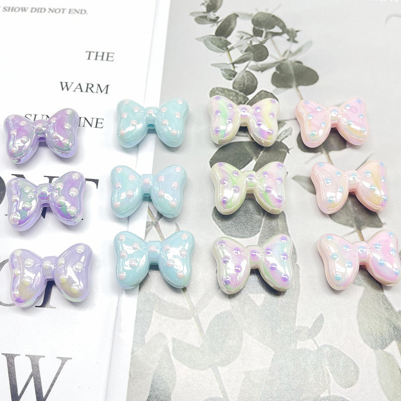 Mapei Luminous Oil-Drip Polka Dot Bow Loose Beads DIY Phone Chain Keychain Beaded Jewelry Accessories Secondary image