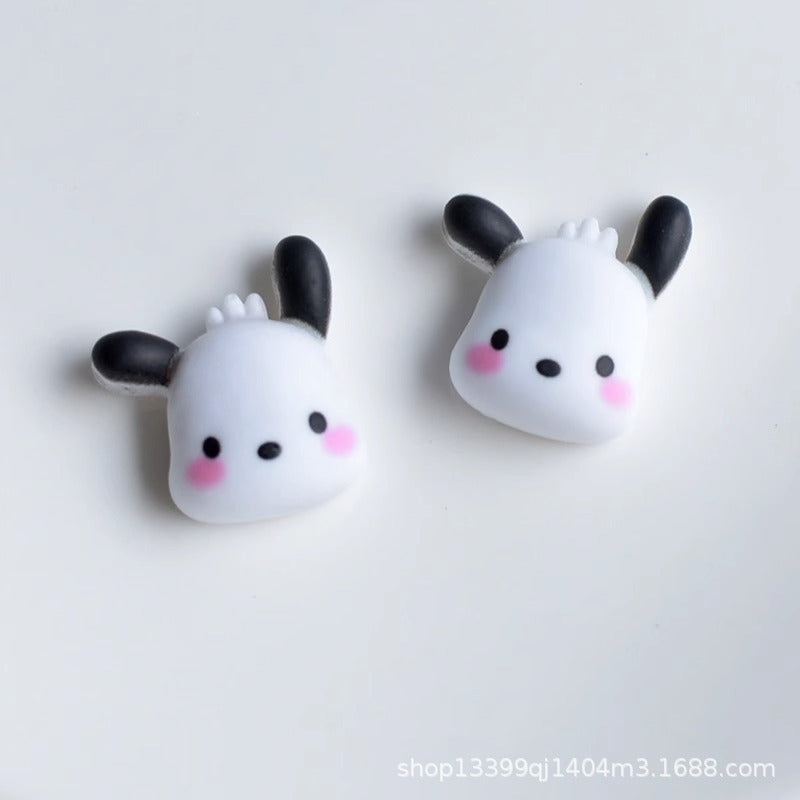 Pacha Dog 3D Sticker Water Cup Creative DIY Handmade Hair Clip Cartoon Cute Resin Accessories Secondary image