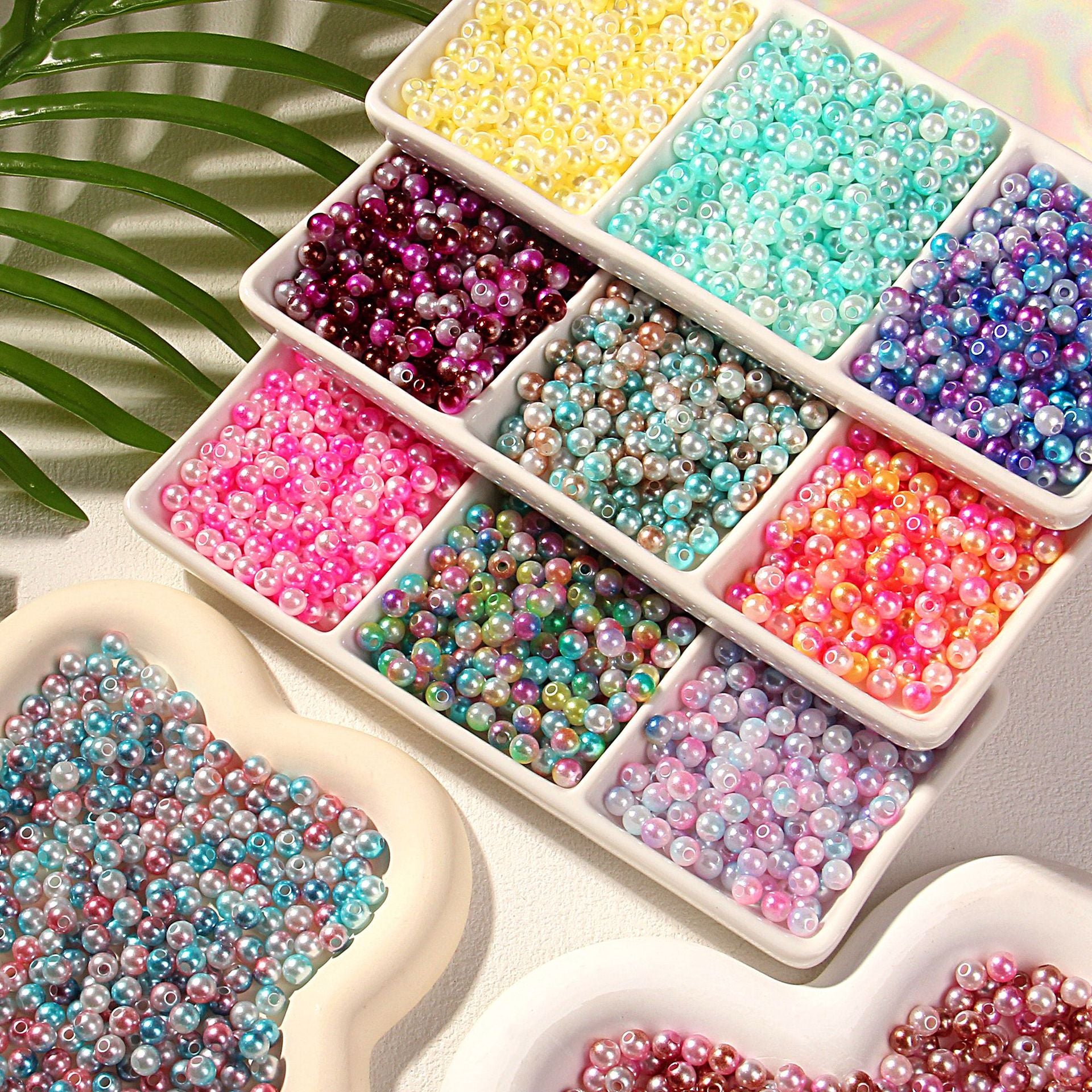 Imitation Pearl Beads ABS for Bracelets Phone Chains and Hair Accessories Secondary image