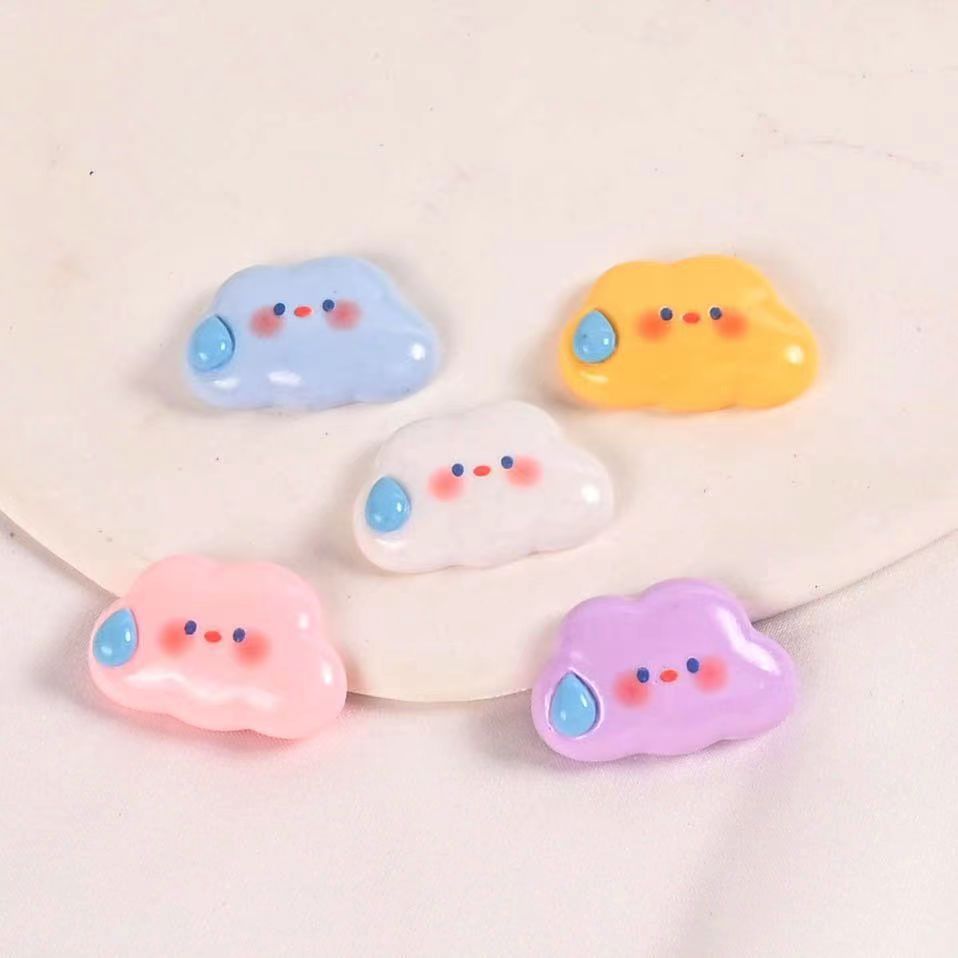 Glossy colorful cloud DIY cream glue for making your own phone case, hair ties, hair clips, and resin accessories Secondary image