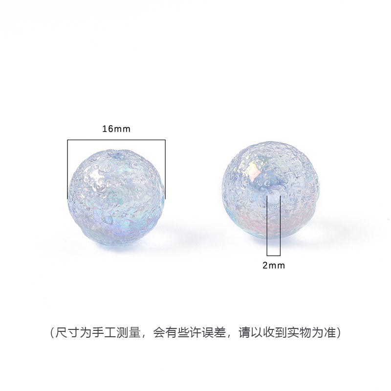 Acrylic Iridescent Glacier Meteorite Planet Beads Handmade Loose Beads DIY Phone Chain Keychain Material Accessories Secondary image