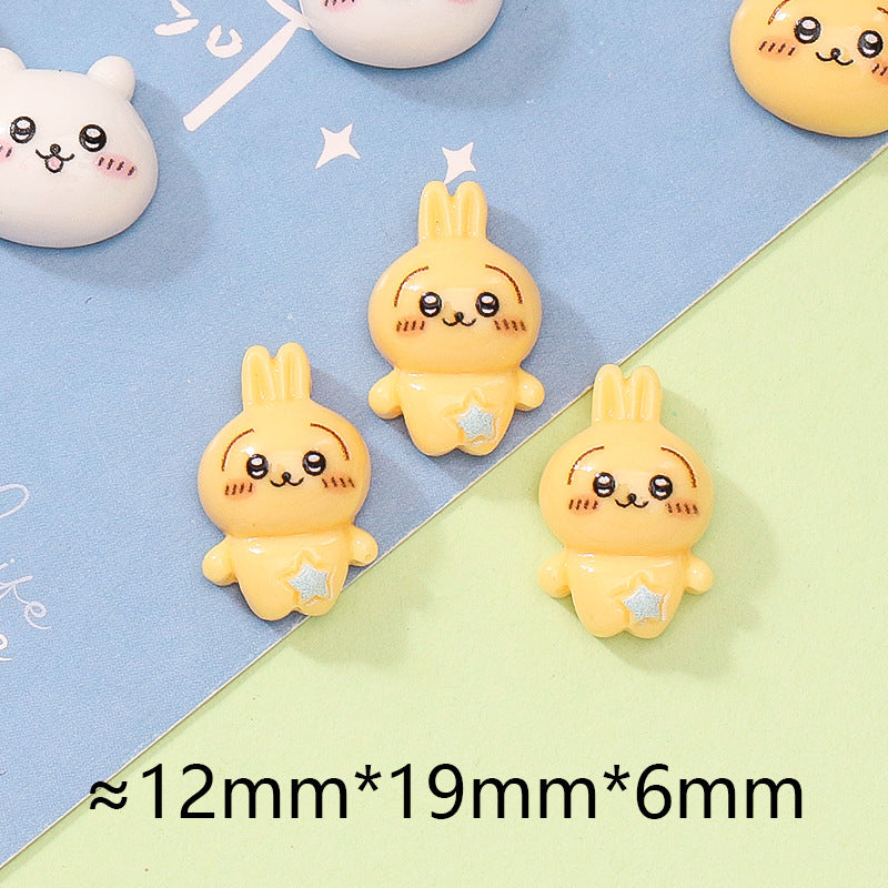 Cartoon Cute Mini Chiikawa Resin DIY Cream Glue Phone Case Children's Toy Key Shoe Buckle Accessories Secondary image