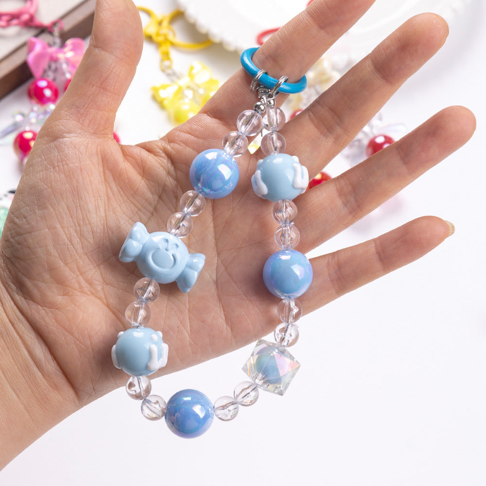 Candy-colored phone chains, trendy phone chains, bag pendants, car key chains Secondary image