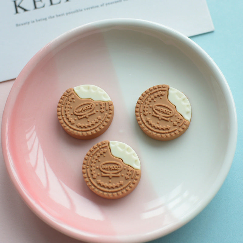 Milk tea color cookies, cherry candies, girl resin accessories, phone case, cup, DIY decoration accessories Secondary image