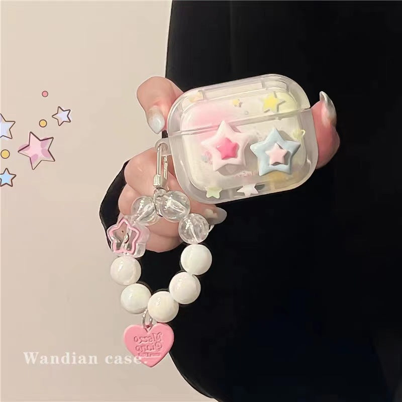 Double-layer heart and star DIY accessories, cream-style handmade hair accessories, hair clips, decorative materials, phone case resin accessories Secondary image