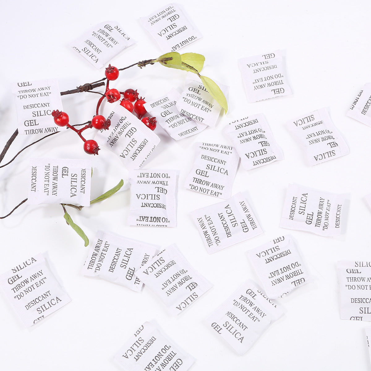 Small desiccant packets, moisture absorbers, anti-mildew and anti-oxidation packets, DIY jewelry making accessories for earrings and hair accessories Secondary image