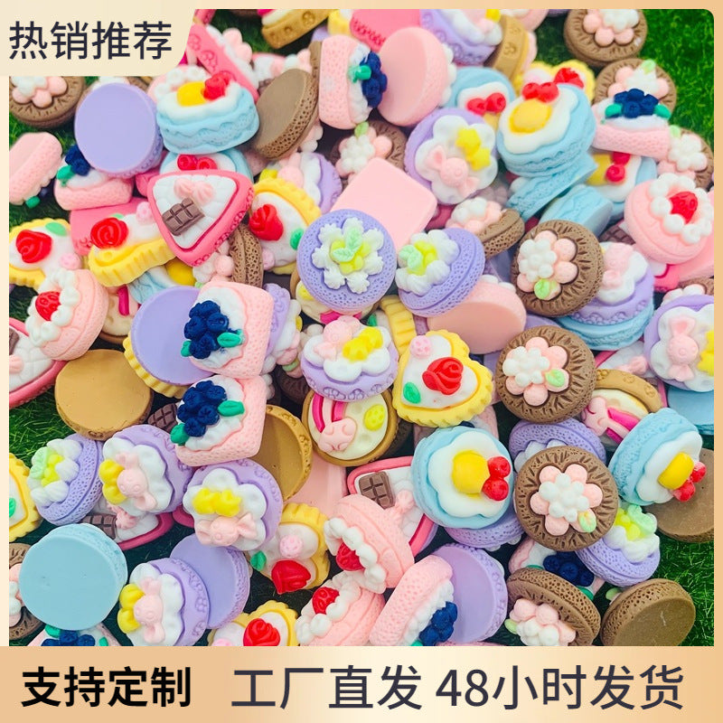 3D Cute Cake Cream Glue DIY Phone Case Material Resin Accessories Hair Clips Hair Rope Decoration Secondary image