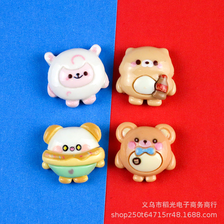 Cartoon glossy egg baby series resin accessories, cream glue DIY phone case, hairpin, pendant materials Secondary image