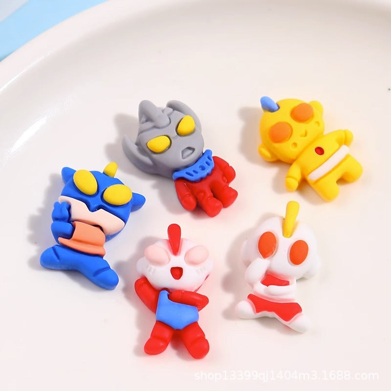 Cartoon monster resin accessories DIY cream glue handmade hair clips, hair accessories, boys' toys, decoration and storage Secondary image