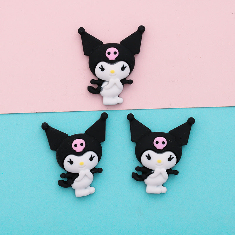 Cartoon Cute Puppy Creative Popular DIY Resin Accessories Cream Glue Phone Case Hairpin Material Kit Secondary image