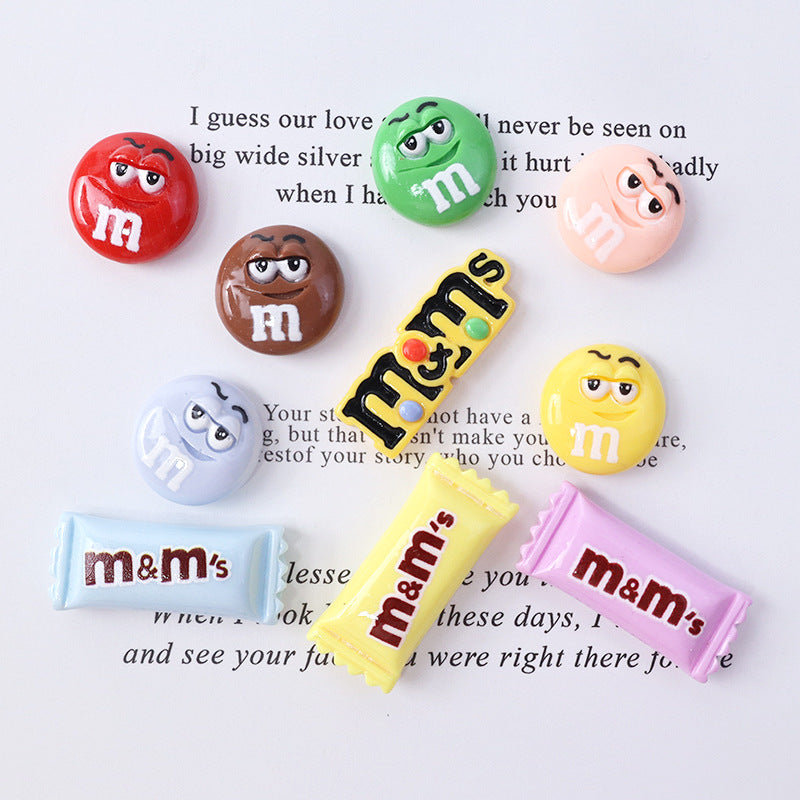 M jelly bean food toy DIY cream glue homemade phone case, hair accessory, hairpin, resin candy accessories Secondary image