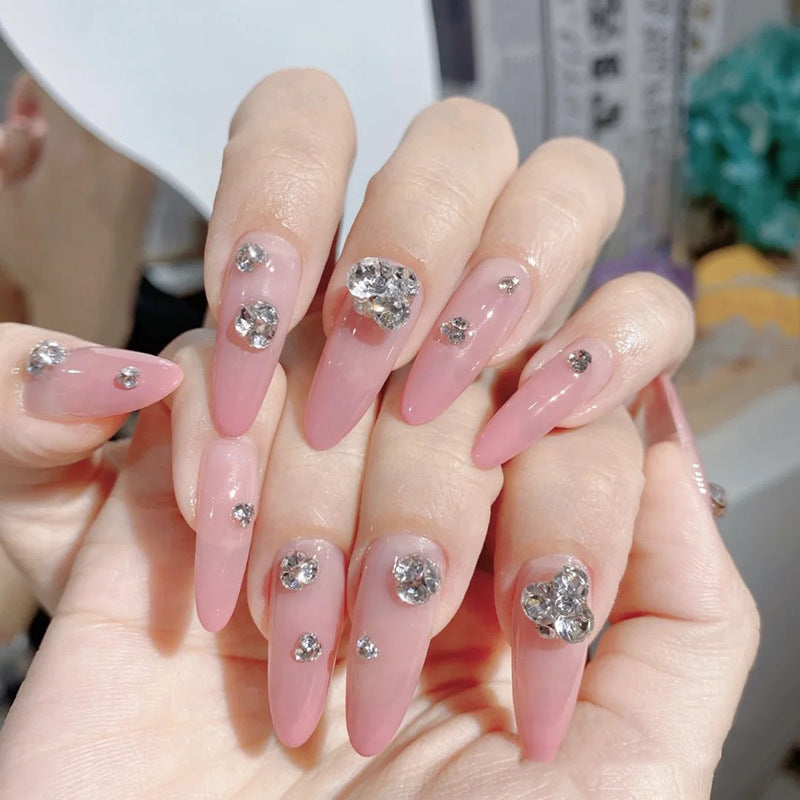 Sparkling pointed-bottom rhinestones for nail art, versatile stackable rhinestones, filling rhinestones, accessories for nail decoration Secondary image