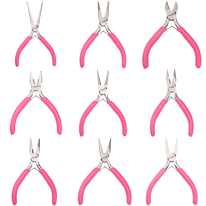 Multifunctional rust-free pliers, needle-nose pliers, toothless curved-nose pliers, DIY handmade jewelry wire-wrapping tool pliers Secondary image