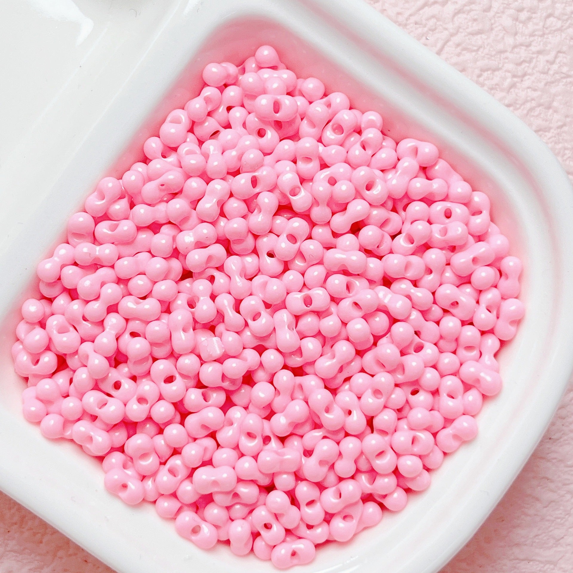 High-quality colorful peanut beads mobile phone chain materials, beaded jewelry, popular DIY pendants, glass loose beads Secondary image